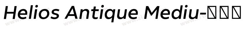 Helios Antique Mediu字体转换